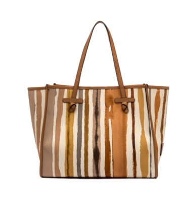 Bolso Marcella rayas camel